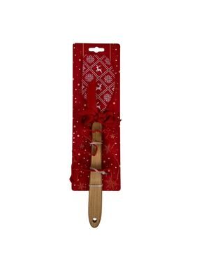 Christmas Themed Red and White Reindeer Spatula and Cookie Cutter Set